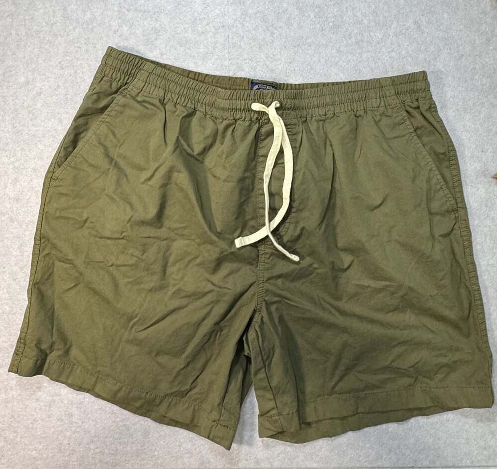 J.Crew The Sporting Life Sportsmen's Outfitter Olive Green Pull-On Shorts XL